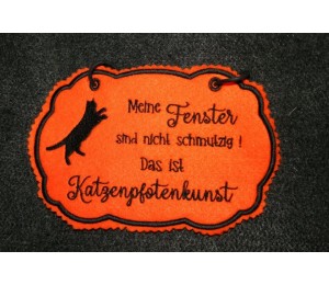 Stickserie - ITH Türschilder Katzen